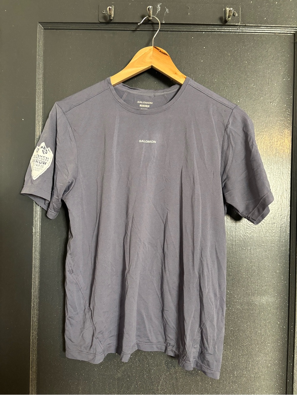 Salomon Men's Short-Sleeve Tee in slate Blue